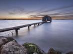 Boathouse at dawn in Perth, Western Australia; Shutterstock ID 172044737; Project/Title: Australia; Downloader: Fodor's Travel