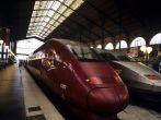 The Thalys is a European high-speed train with a speed up to 300 km/h.