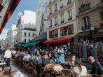 Cafe, Carrefour de Buci, St-Germain-des-Pres, Paris, France